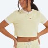 Ellesse tricou din bumbac culoarea galben SGJ11884-WHITE-Tricouri