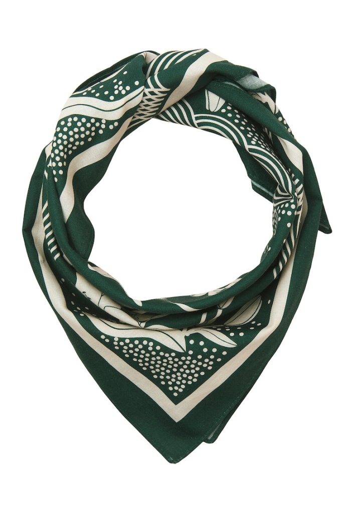 Esarfa barbati -  verde - material textil-BARBATI/GENTI SI ACCESORII/Papioane si cravate-GENTI SI ACCESORII/Papioane si cravate