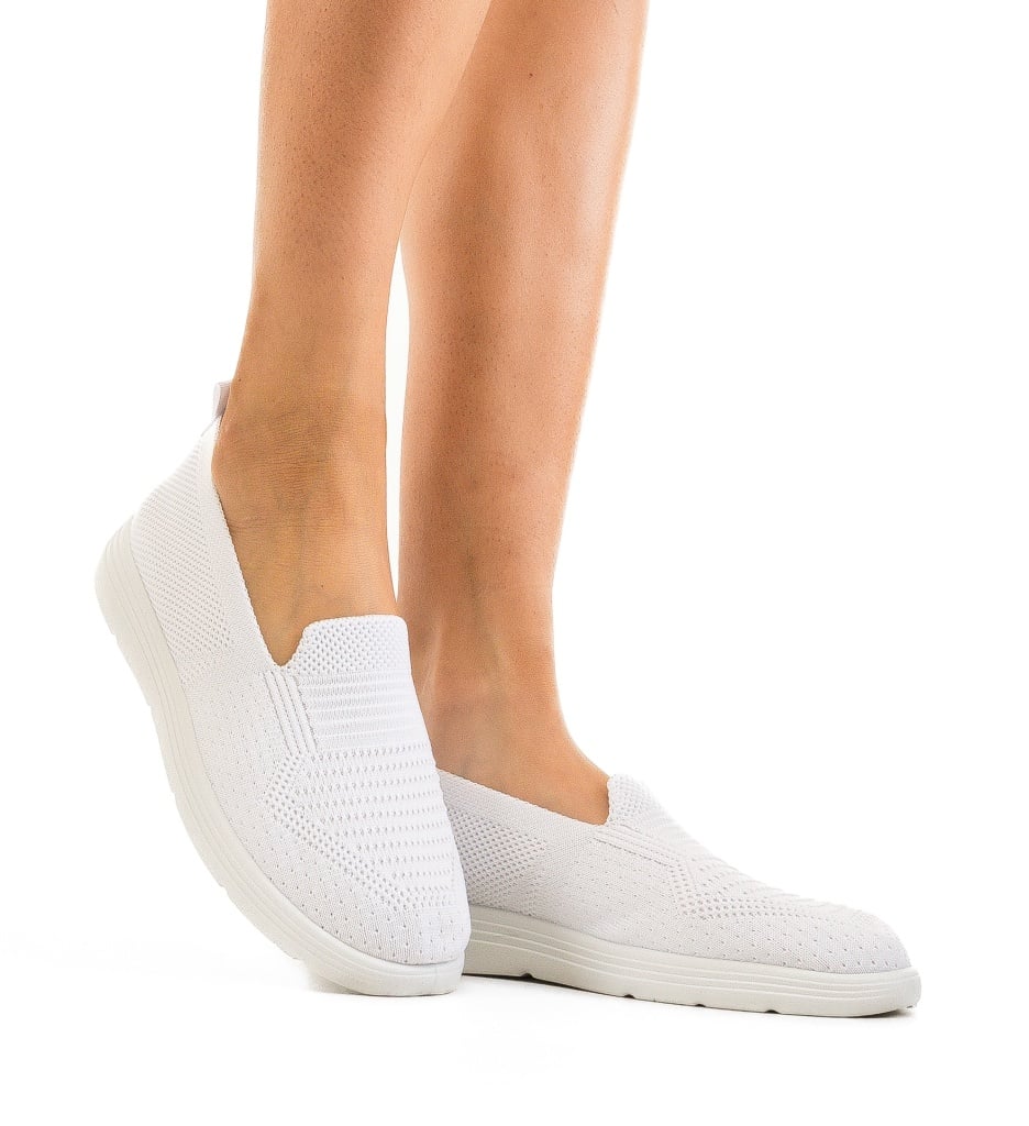 Espadrile dama Thato Albe-Casual-Casual