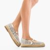 Espadrile dama Vera Argintii-Casual-Casual