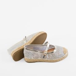 Espadrile dama Vera Argintii 4