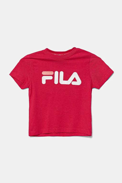 Fila tricou de bumbac pentru copii BAIA MARE culoarea roz