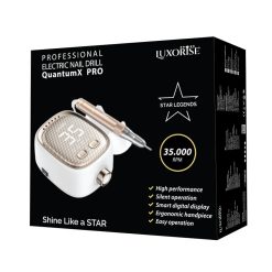 Freza Unghii QuantumX PRO 35.000RPM LUXORISE Silver 2