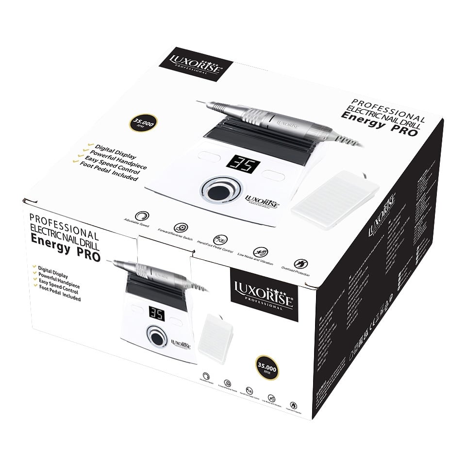 Freza unghii profesionala Energy PRO LUXORISE 35.000 RPM Pink 5