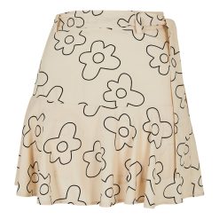 Fusta evazata cu cordon in talie-FEMEI/IMBRACAMINTE/Fuste-IMBRACAMINTE/Fuste