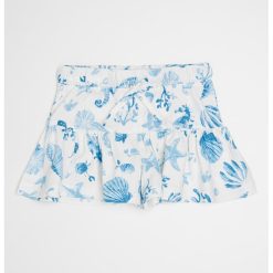 Fusta mini cu imprimeu grafic-FETE/IMBRACAMINTE/Sorturi-IMBRACAMINTE/Sorturi