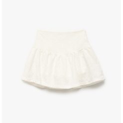 Fusta-pantalon cu broderie-FETE/IMBRACAMINTE/Sorturi-IMBRACAMINTE/Sorturi