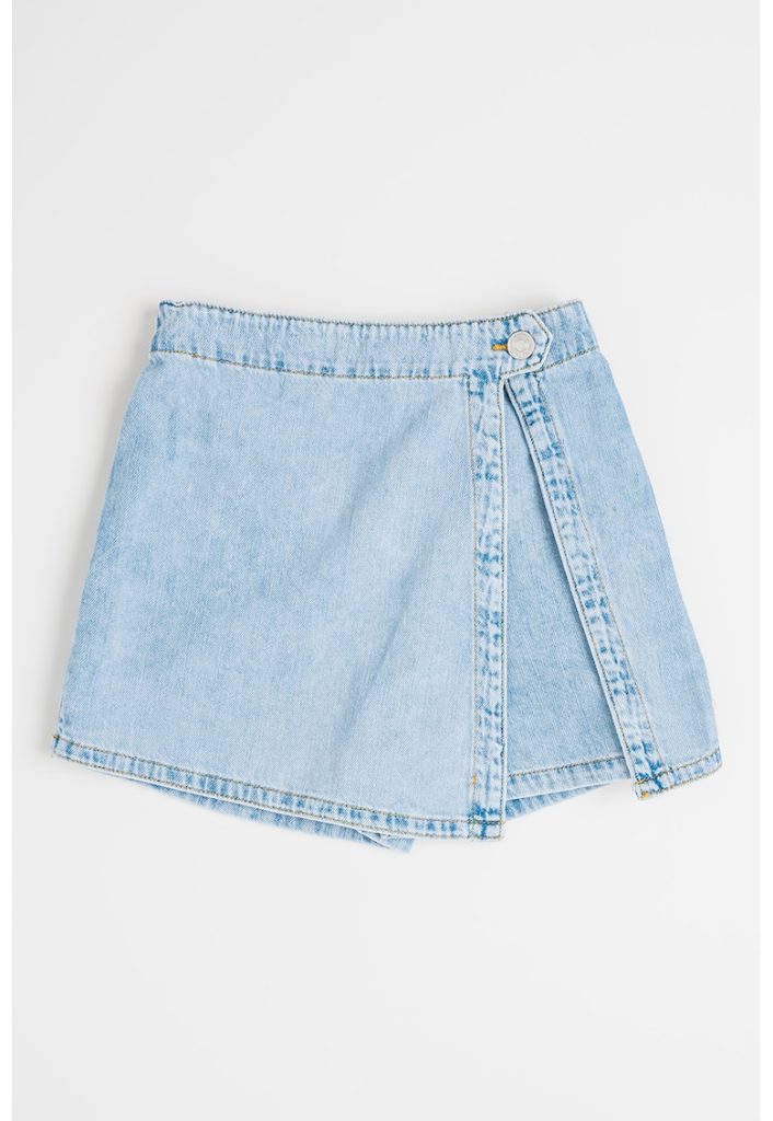 Fusta-pantalon de denim-FETE/IMBRACAMINTE/Sorturi-IMBRACAMINTE/Sorturi