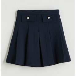 Fusta-pantalon scurta cu pliuri-FETE/IMBRACAMINTE/Sorturi-IMBRACAMINTE/Sorturi