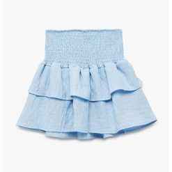 Fusta stratificata cu talie elastica-FETE/IMBRACAMINTE/Fuste-IMBRACAMINTE/Fuste