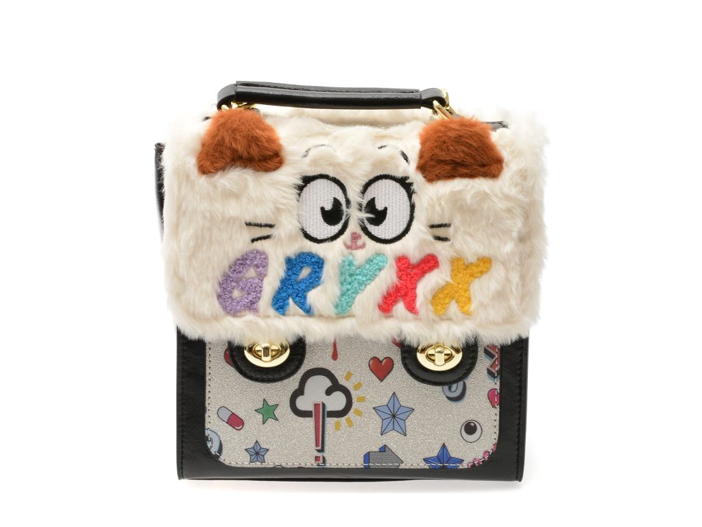 Geanta GRYXX alb-negru