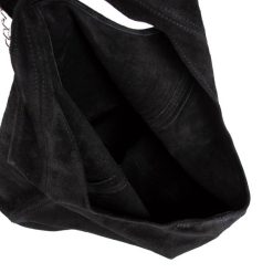 Geanta dama Monica GT1194 piele intoarsa negru 4