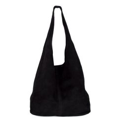 Geanta dama Monica GT1194 piele intoarsa negru 5