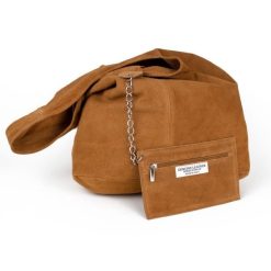 Geanta dama Monica GT3771 piele intoarsa maro 3