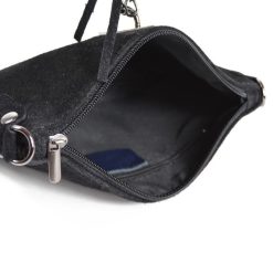 Geanta dama Tianna GT1574 piele intoarsa negru 4