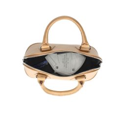 Geanta de dama Iollanda GT3191 piele naturala Dark taupe 4