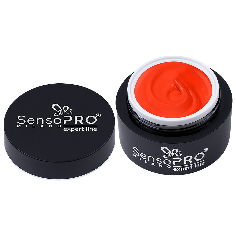 Gel Colorat UV SensoPRO Milano Expert Line Paradise Red 5ml 2