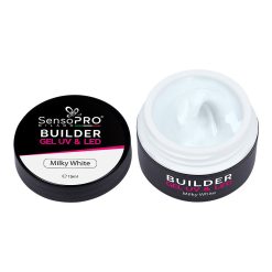 Gel Constructie Unghii SensoPRO Milano Milky White 15ml 2