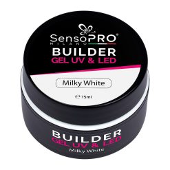 Gel Constructie Unghii SensoPRO Milano Milky White 15ml 3