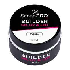 Gel Constructie Unghii SensoPRO Milano White 15ml 2
