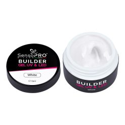 Gel Constructie Unghii SensoPRO Milano White 15ml 3