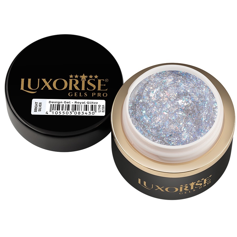 Bright Silver 5ml-Geluri UV > Gel UV Design