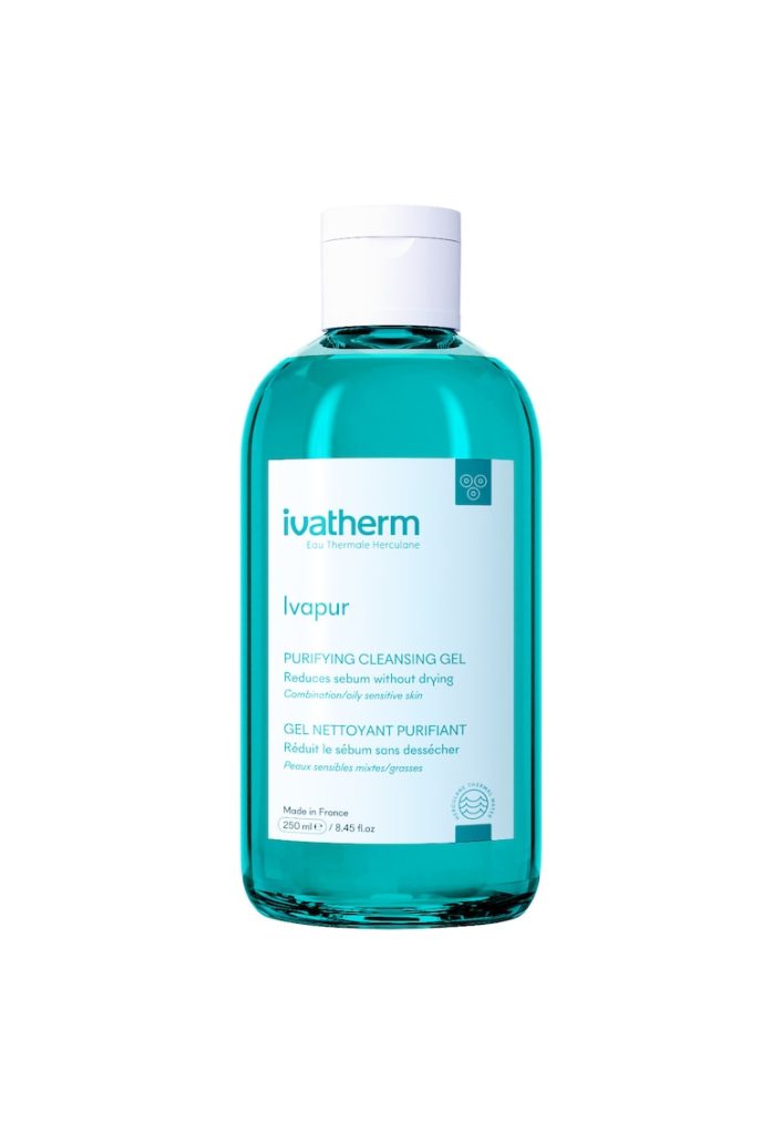 Gel curatare spumant Ivapur -  pentru piele grasa cu acnee - purifica si reduce inflamatia-FEMEI/INGRIJIRE COSMETICA/Ingrijire corp-INGRIJIRE COSMETICA/Ingrijire corp