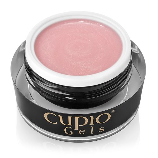 Gel pentru tehnica fara pilire Cupio - Make-Up Fiber Shimmer Petal 15 ml-Noutati Manichiura-Geluri UV Hema Free