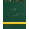 Gentlemen's Hardware carnețel de buzunar impermeabil Pocket Waterproof Note Book culoarea verde-Home Office