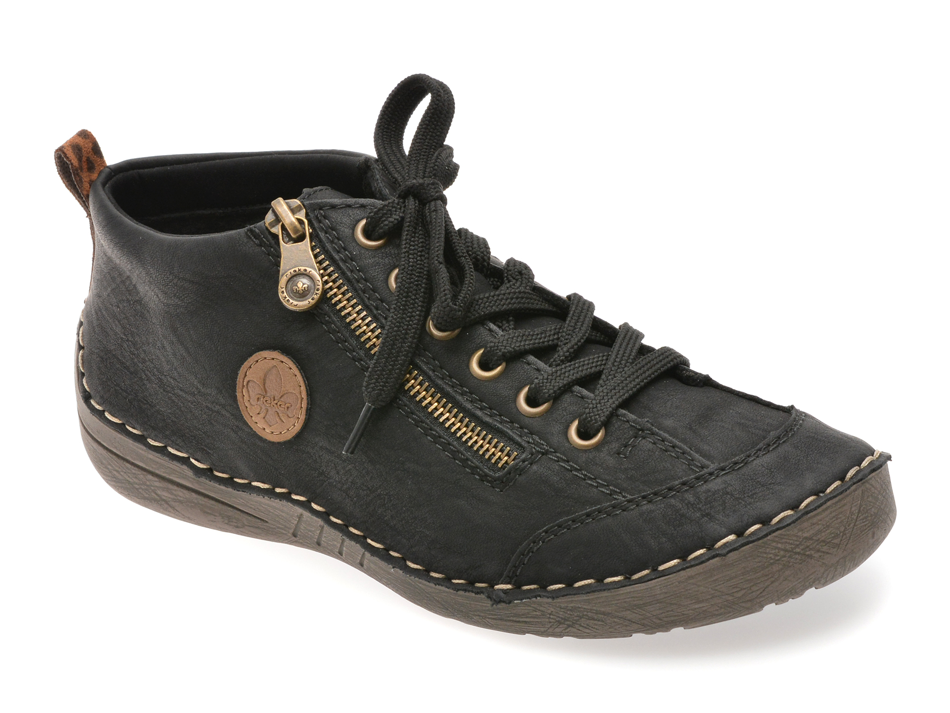 Ghete RIEKER negre