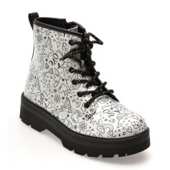 Ghete SKECHERS argintii