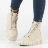 Ghete piele naturala 6312 bej-Ghete si botine-Ghete si botine