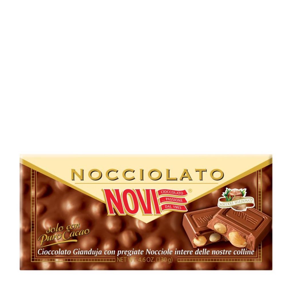 Gianduia choc bar whole hazelnuts 230 gr-Dulciuri-