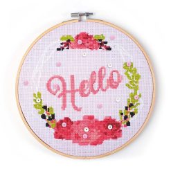 Graine Creative trusa de broderie Hello In Wood-Kit-uri DIY