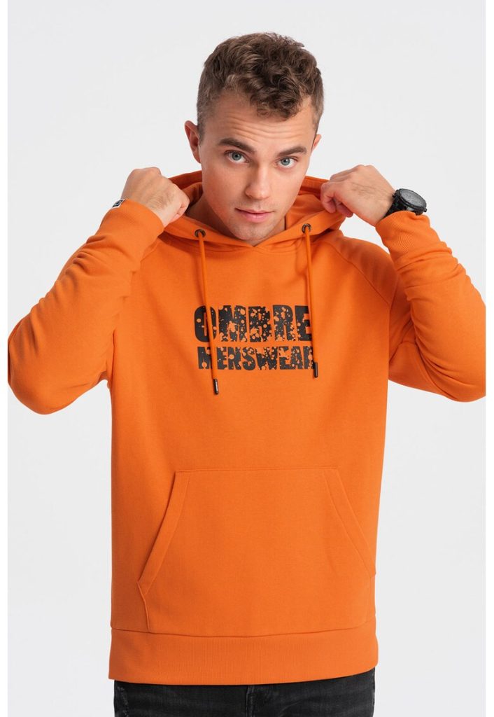 Hanorac cu imprimeu logo-BARBATI/IMBRACAMINTE/Hanorace-IMBRACAMINTE/Hanorace