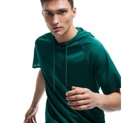 Hanorac cu maneci scurte-BARBATI/IMBRACAMINTE/Hanorace-IMBRACAMINTE/Hanorace