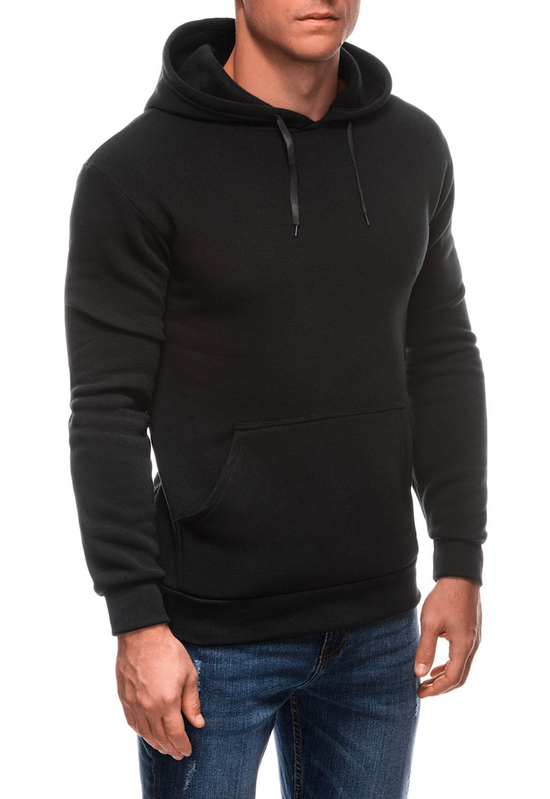 Hanorac uni cu buzunar kangaroo-BARBATI/IMBRACAMINTE/Hanorace-IMBRACAMINTE/Hanorace