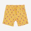Happy Socks pantaloni scurti copii Bunny culoarea galben