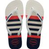 Havaianas slapi copii TOP NAUTICAL culoarea bej-Încălțăminte