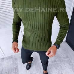 Helanca barbati slim fit kaki B2736 N2-4-Helanca barbati