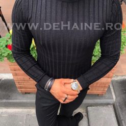 Helanca barbati slim fit neagra B2739 N1-5.6*-Helanca barbati