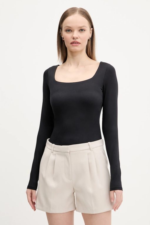Hollister Co. longsleeve culoarea negru