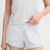 Hollister Co. pantaloni scurți de pijama culoarea bej