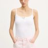 Hollister Co. top culoarea alb