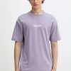 Hollister Co. tricou culoarea violet