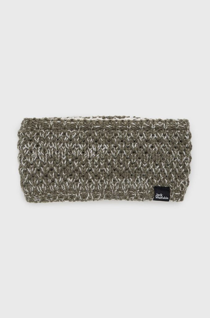 Jack Wolfskin bentita culoarea verde-Căciuli şi şepci