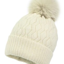 Jamiks caciula copii LAILANA culoarea bej-Accesorii