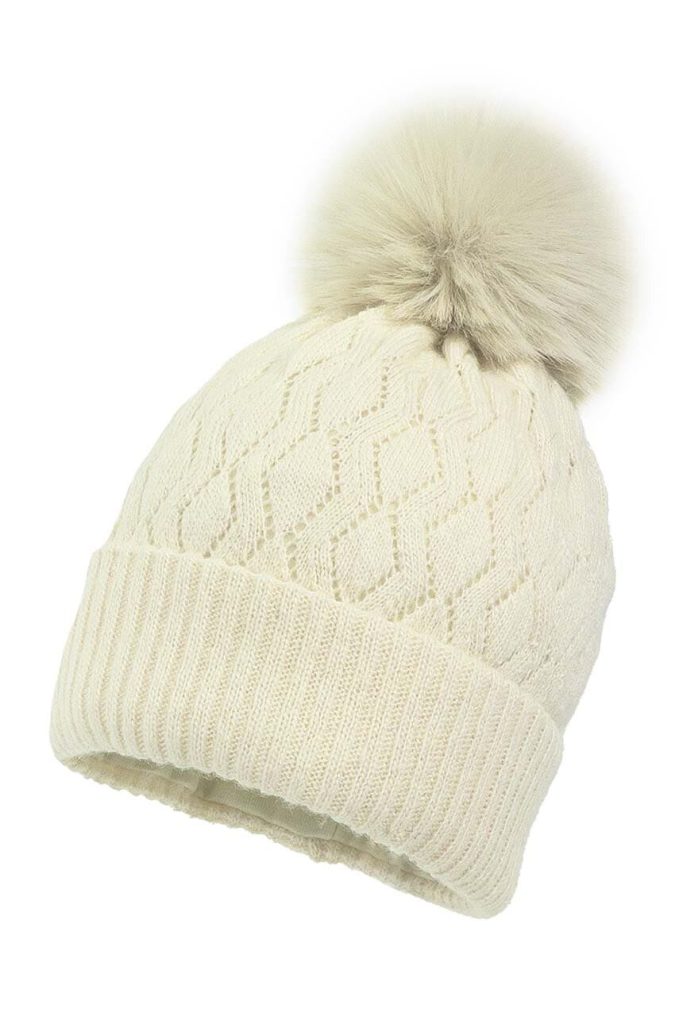 Jamiks caciula copii LAILANA culoarea bej-Accesorii