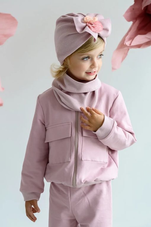Jamiks caciula copii ONDINE culoarea violet
