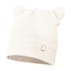 Jamiks caciula copii ROSSI culoarea alb